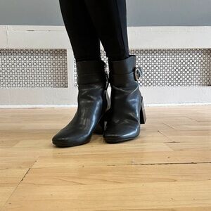 Sleek Black Ankle Booties